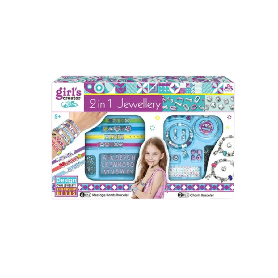 Girls's Creator Large Bracelet Bead Set-Yarrawonga Fun and Games