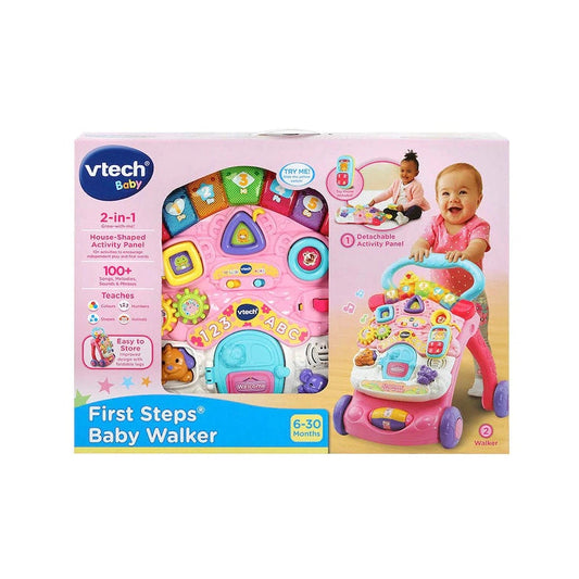 Vtech - First Steps Baby Walker - Pink-Yarrawonga Fun and Games