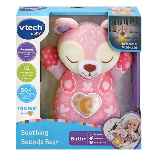Vtech - Soothing Sounds Bear Pink-Yarrawonga Fun and Games