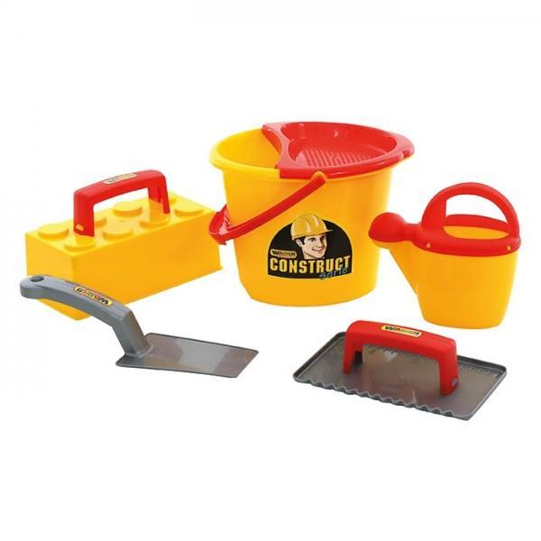 Worker Bucket Set - Hard Plastic-Yarrawonga Fun and Games.