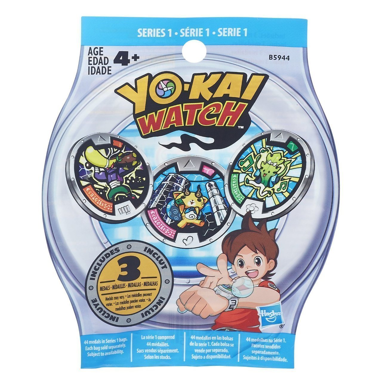 Yo Kai Watch - Medals - Series 1 3 Pack-Yarrawonga Fun and Games